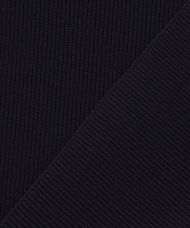 組曲 L 【先行予約・WEB限定】パール釦畦ニット プルオーバー ネイビー系