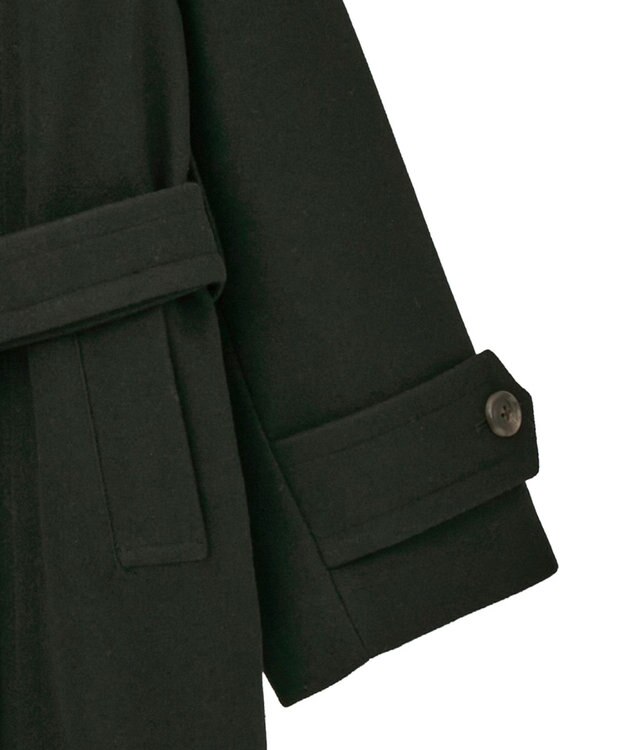 earth music&ecology 3WAYカラーロングコート Black