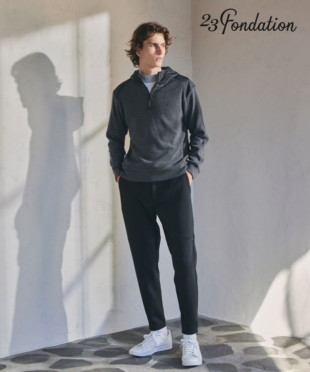 23区GOLF 【2Fondation/MEN】ボンディング ジャージーパンツ ブラック系