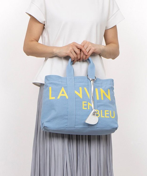 LANVIN en Bleu ジャーナル 2wayトートバッグ ブルー