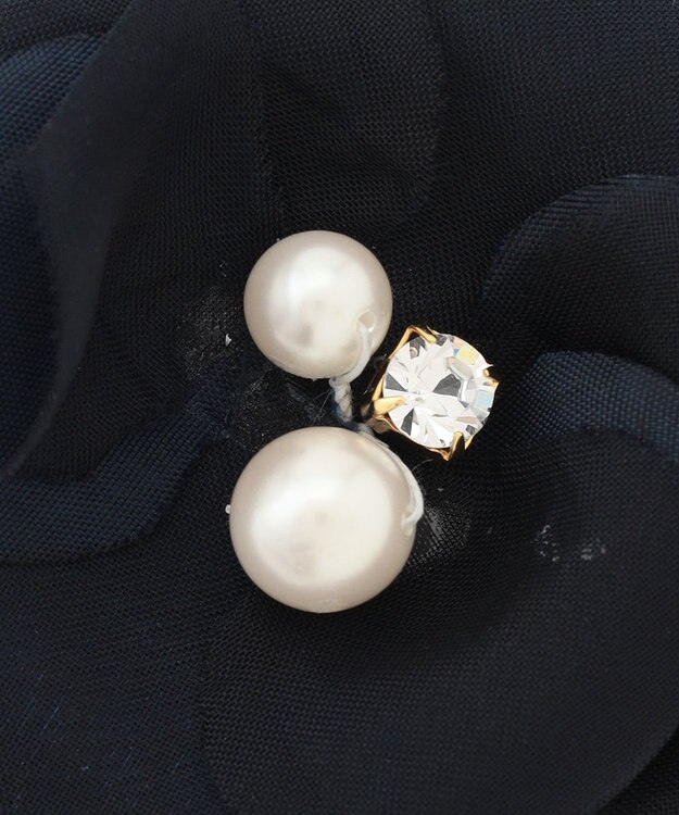 組曲 エアリーカメリアラペルピン ネイビー系