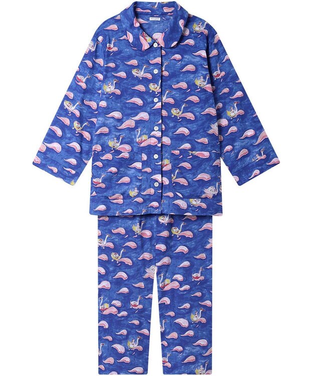 tsumori chisato SLEEP ツモリチサト パジャマ 綿100%(本体) 楊柳素材 9分袖 長袖 9分丈 レディース UDT310 /ワコール コン