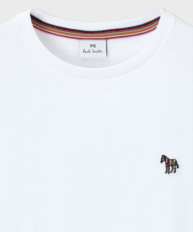 Paul Smith ゼブラ ワンポイント 長袖Tシャツ ホワイト