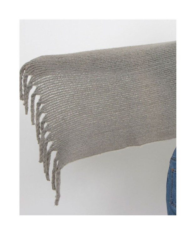 UNBILLION カシュネ cache nez / リサイクルポリラッセルニットストール カーキ