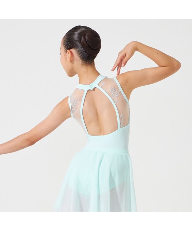 Chacott ハイネックレオタード ベビーブルー