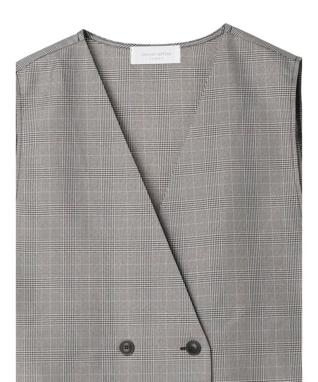 Green Parks アソート柄薄手ベスト Glen Check