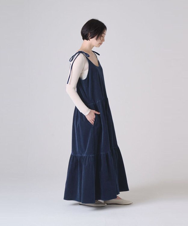 Ripo trenta anni INDIGO VELOUR ワンピース INDIGO