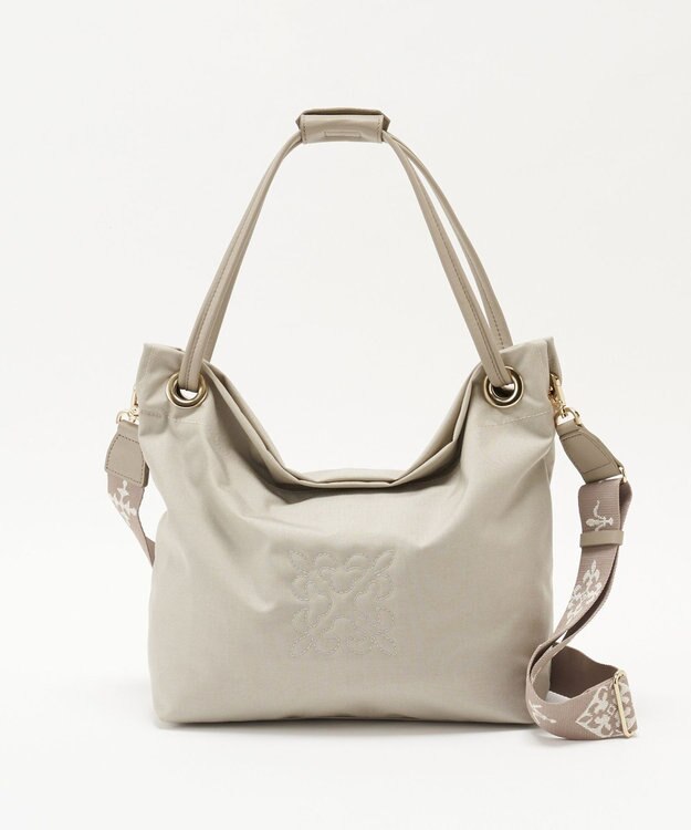 russet コーデュラナイロン3WAYトートバッグ(CE-1662) L.Greige