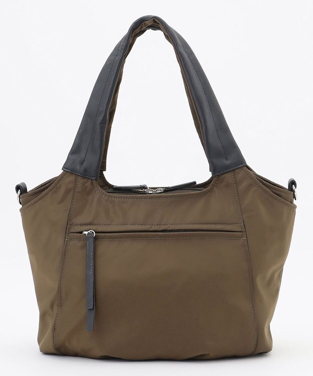 Y'SACCS ふんわりラウンド2WAYトート Mサイズ カーキ