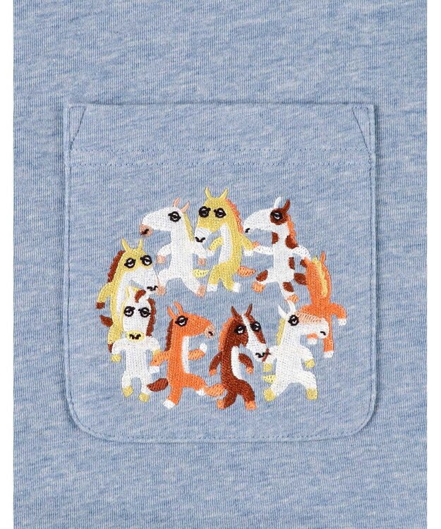 une nana cool 2026年お年賀「まるっとうまくいく」 【綿混】メンズパジャマ グレイッシュブルー