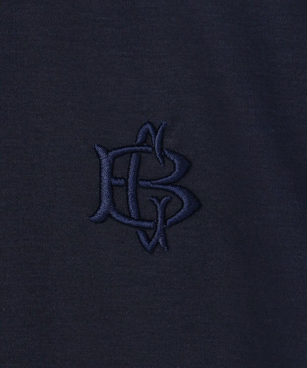 BEIGE， COOKE / オリジナルロゴ刺繍Tシャツ Navy
