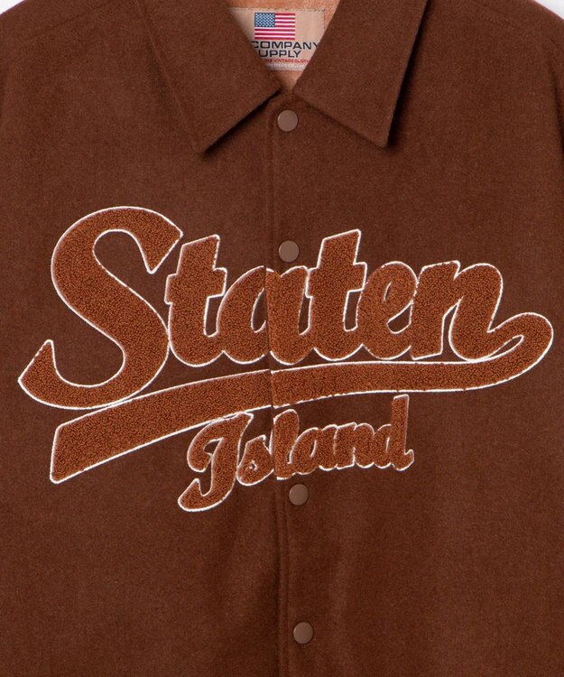 WEGO メルトンワッペンスタジャン ブラウン