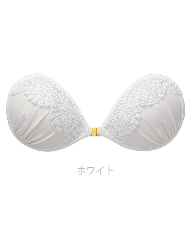 BRADELIS New York 【NuBra / ナチュラルタイプ】ヌーブラ・エアーライト セレーネ  蒸れにくい バックレス コレクション デザインヌーブラ 正規品 ホワイト