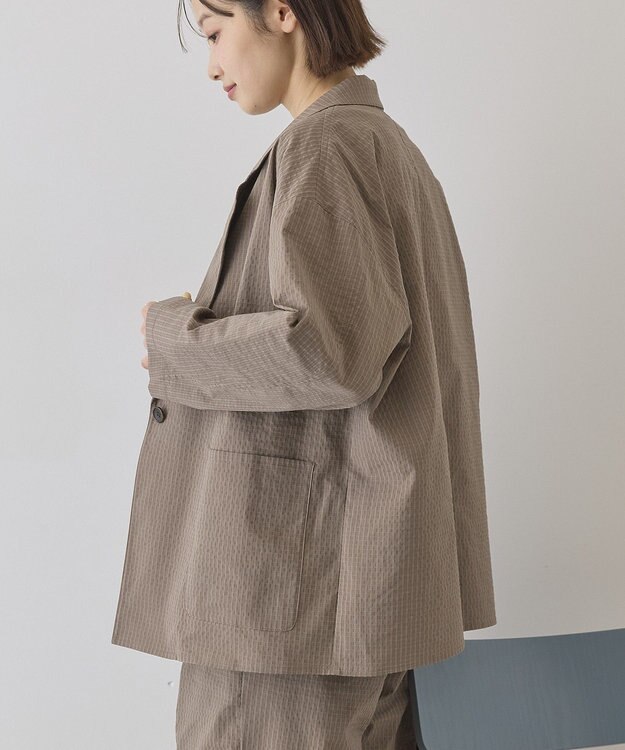 AMERICAN HOLIC サッカールーズジャケット Beige