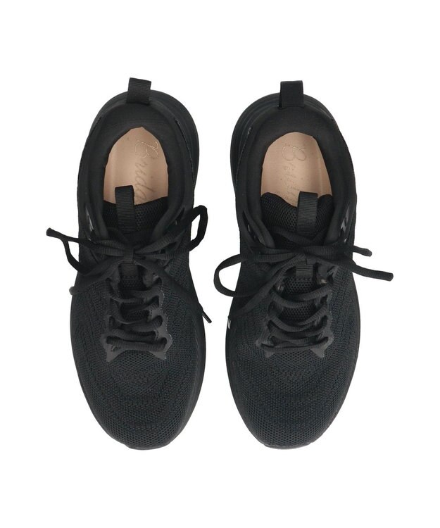 Bridget Birkin 【Bridget Birkin】スタイリッシュニットスニーカー ブラック