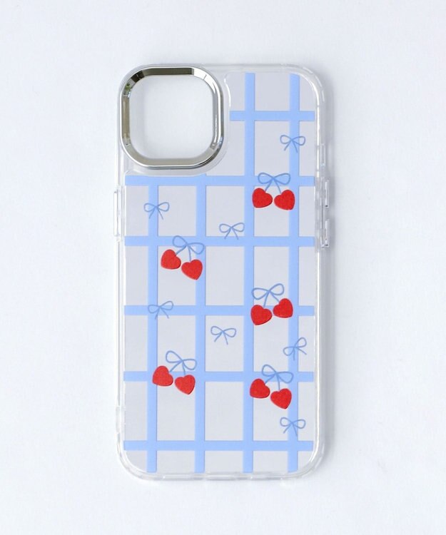 WEGO ミラーチェリーチェックiphoneケース 柄2