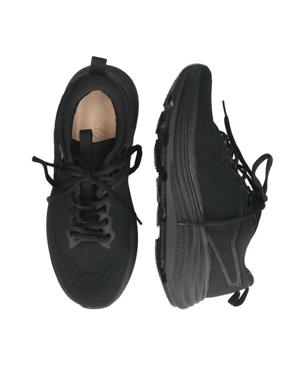 Bridget Birkin 【Bridget Birkin】スタイリッシュニットスニーカー ブラック