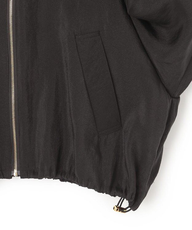 BEIGE， NINA / タフタブルゾン Black