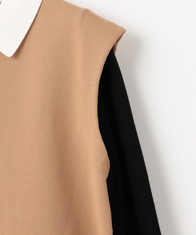 組曲 【WEB限定・2SET】ジャンスカツインセット ブラック×キャメル系