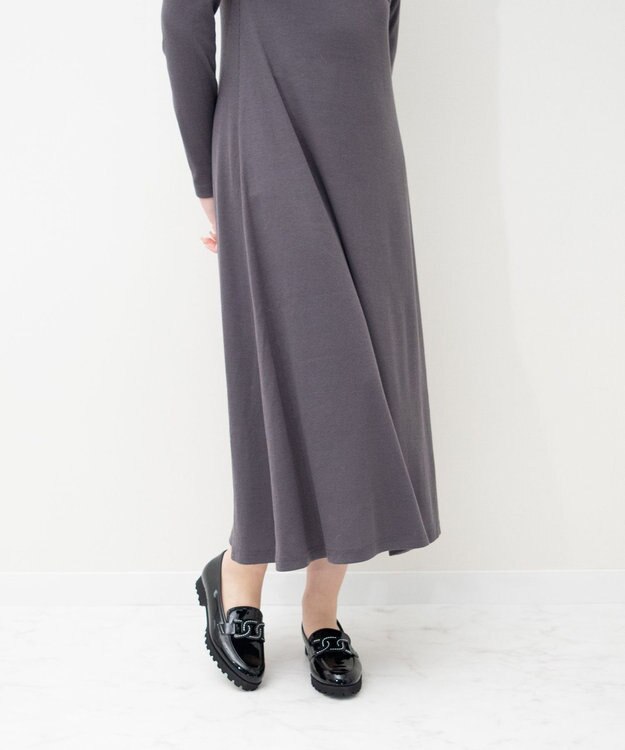 Bridget Birkin ＜3E＞【Bridget Birkin Walk】ラウンドコンフォートローファー ブラックエナメル