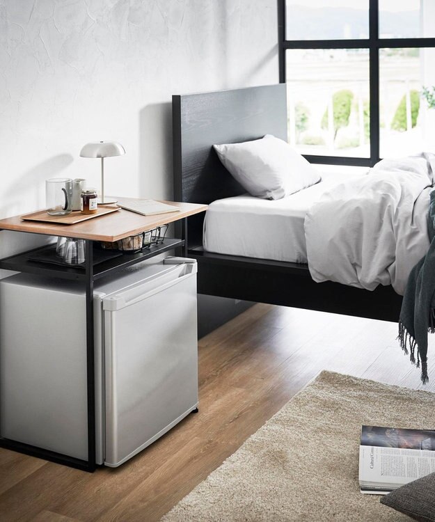 tower 引き出し付き冷蔵庫上ラック タワー 45L用 ブラック ブラック