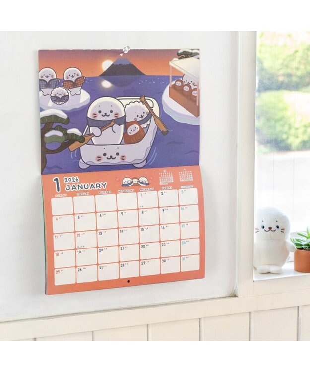 Mother garden しろたん 2026年 壁掛けカレンダー 0