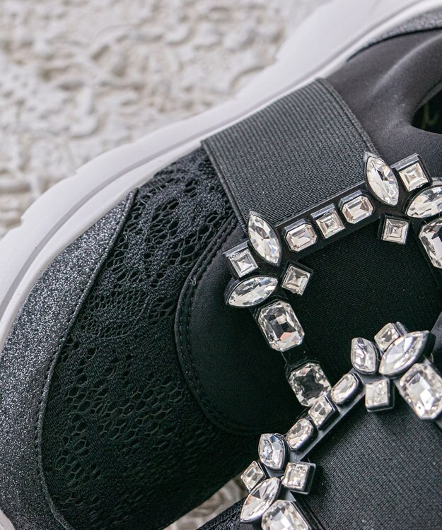 Bridget Birkin 【Bridget Birkin】バックルスニーカー ブラック雑材