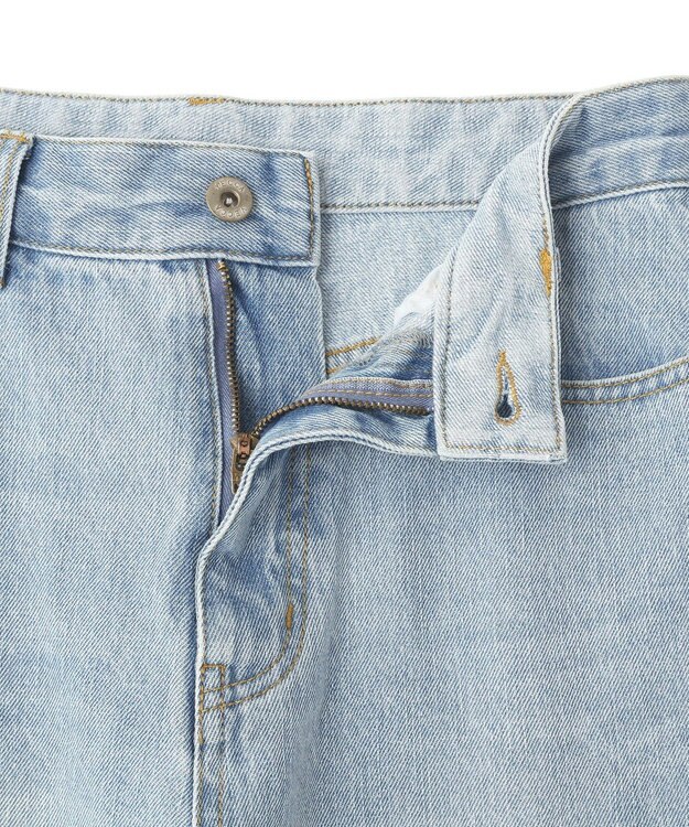YECCA VECCA ORGABITS切替ストレートデニム Light Indigo