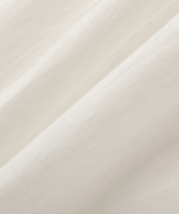 YECCA VECCA バック刺繍バンドカラーシャツ Off White