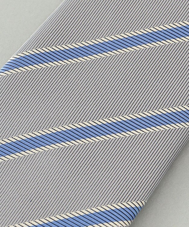 GOTAIRIKU 西陣タイ_レジメンタル ライトグレー系1