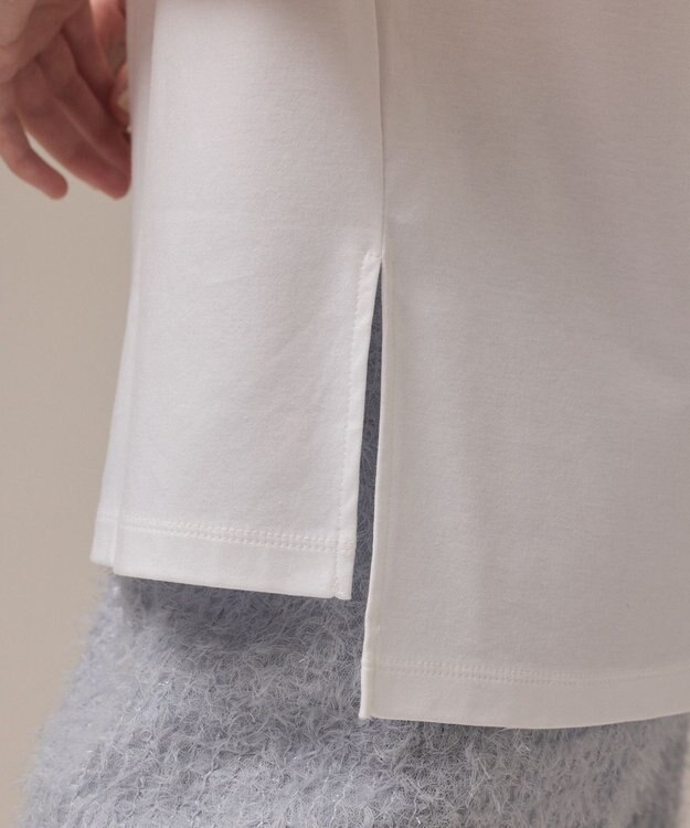 GRACE CONTINENTAL カットフォトTシャツ ホワイト