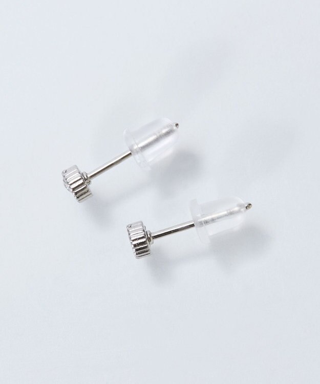 Phoebe 【金属アレルギー対応】プチシャイニングピアス　シルバー/サージカルステンレス シルバー