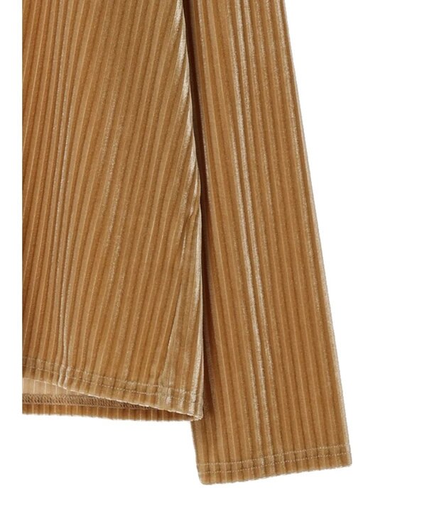 Green Parks ・ＳＵＧＡＲ　ＳＰＯＯＮ　ベロアストライプハイネック Beige