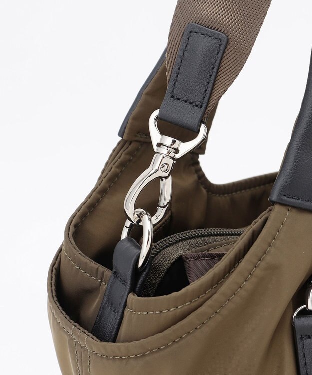 Y'SACCS ふんわりラウンド2WAYトート Mサイズ カーキ