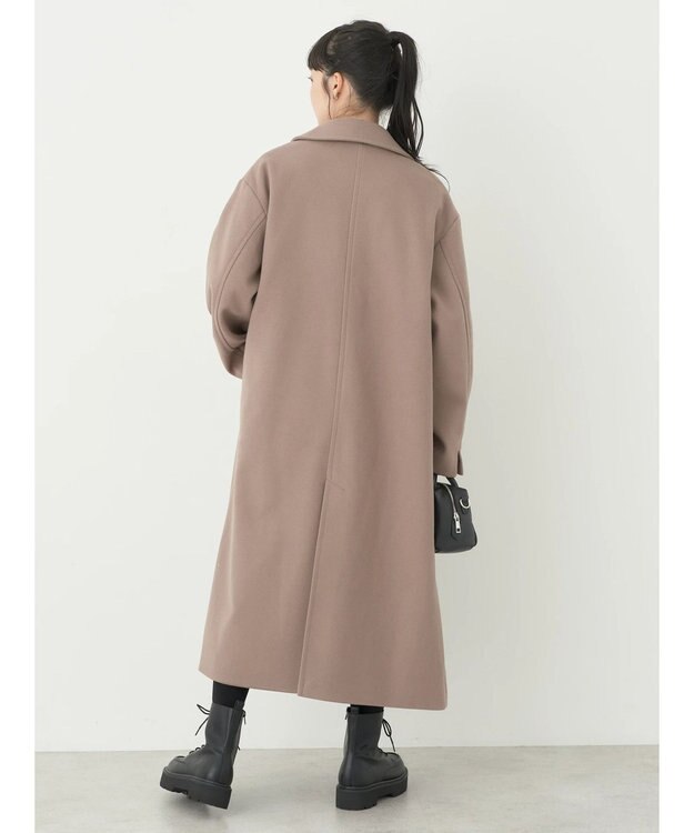 earth music&ecology チェスターコート（無地） Mocha