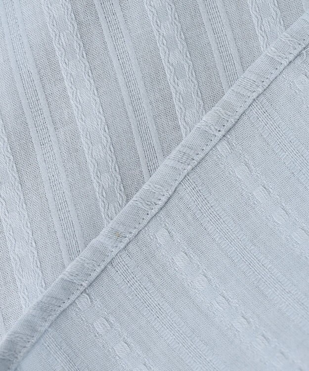 組曲 ドビーストライプ ブラウス サックスブルー系