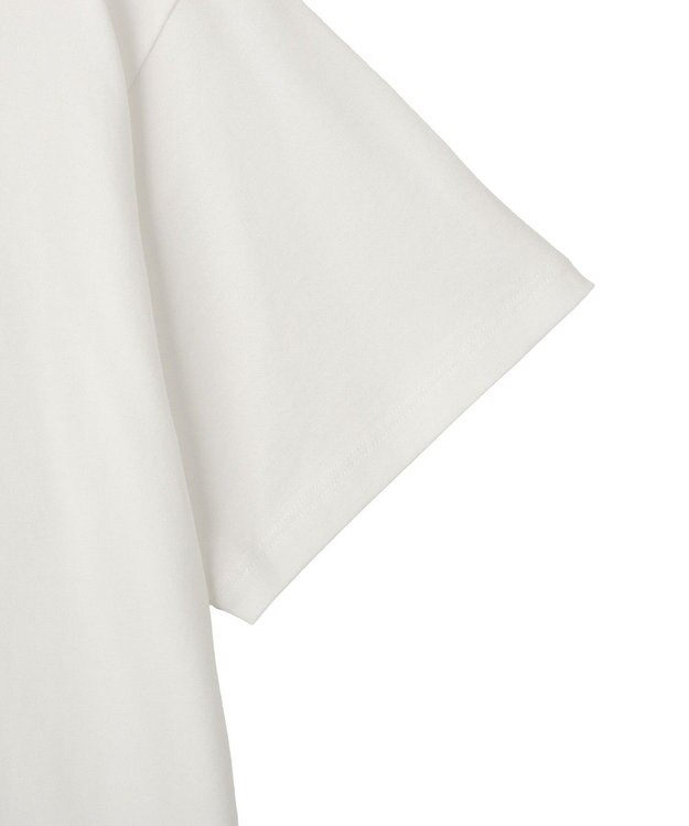 AMERICAN HOLIC SILVERプリント半袖Tシャツ Off White