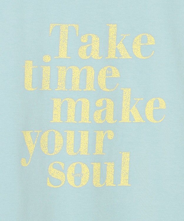 ANY L ANYファンクションロゴTシャツ ライトブルー