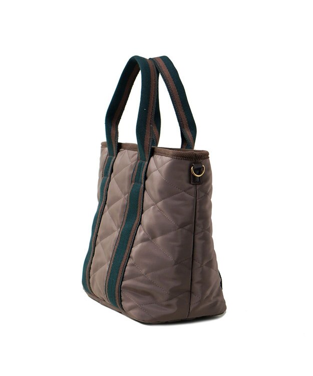 FOLNA RD ダイヤキルティング 2WAYトートバッグ ブラック