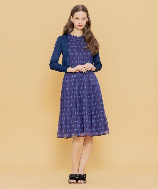 TOCCA 【LIBERTY社オリジナルプリント柄】【洗える】UNDER THE SEA ドレス ネイビー系5