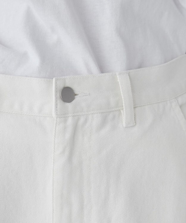 WEGO 【ユニセックス着用ITEM】ルーズペインターパンツ ホワイト