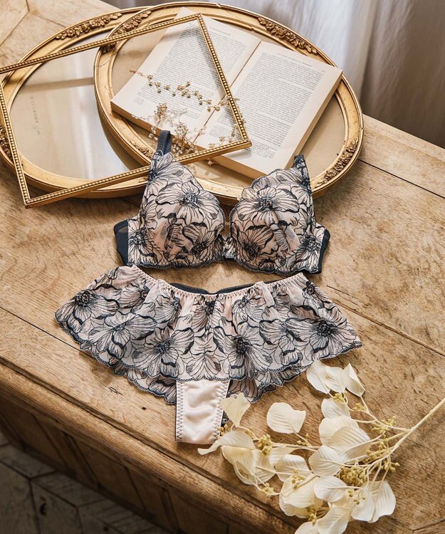 San-ai Resort（三愛水着楽園） エレガントコレクション【2409】単品ブラEFGカップ 【northerly】 ブラック