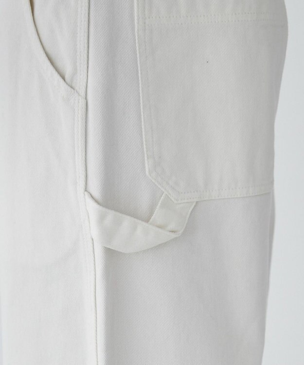 WEGO 【ユニセックス着用ITEM】ルーズペインターパンツ ホワイト