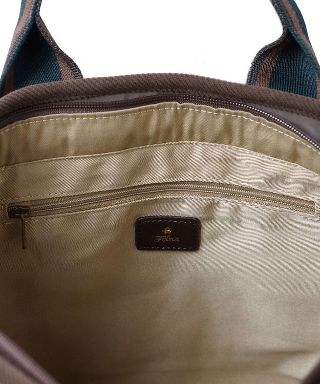 FOLNA RD ダイヤキルティング 2WAYトートバッグ ブラック