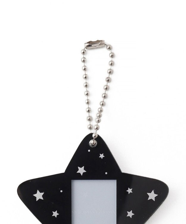 WEGO 【痛バ＆推し活グッズ】スターIDフォトケースキーホルダー ブラック