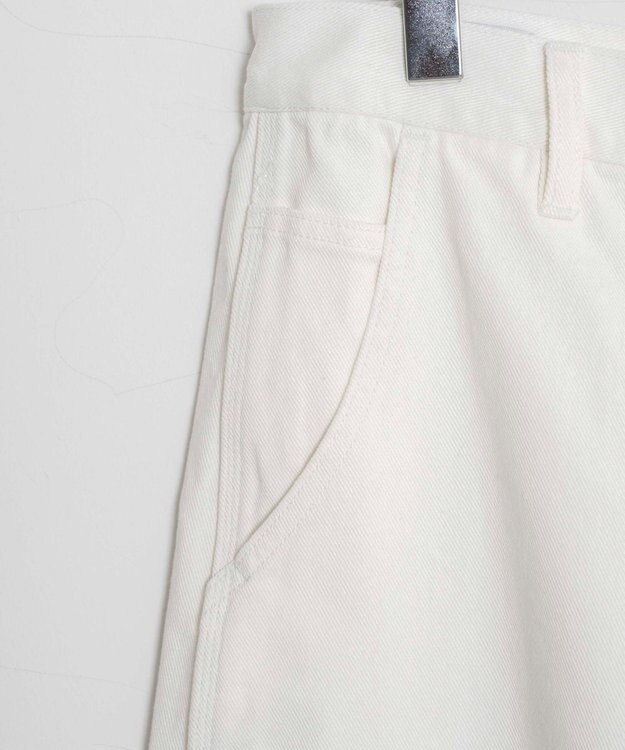 WEGO 【ユニセックス着用ITEM】ルーズペインターパンツ ホワイト