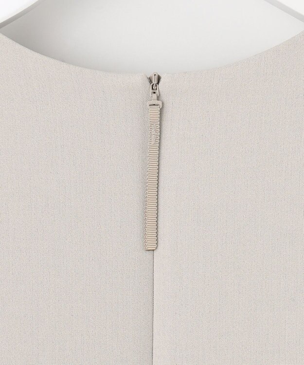 自由区 【XSサイズ～/洗える】ライトダブルクロス ワンピース サンドベージュ