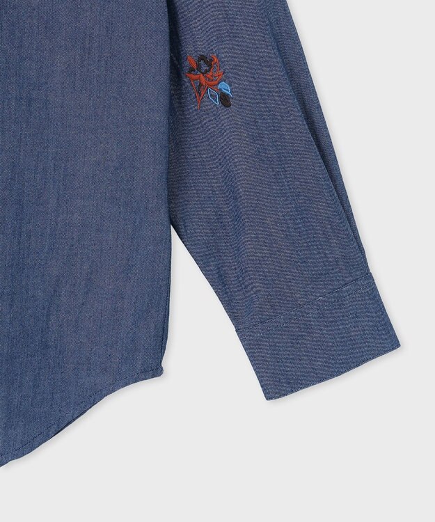 Paul Smith ダンガリー エンブロイダリーシャツ ダークインディゴ