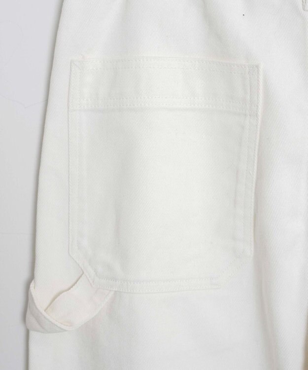 WEGO 【ユニセックス着用ITEM】ルーズペインターパンツ ホワイト