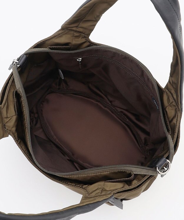 Y'SACCS ふんわりラウンド2WAYトート Mサイズ カーキ